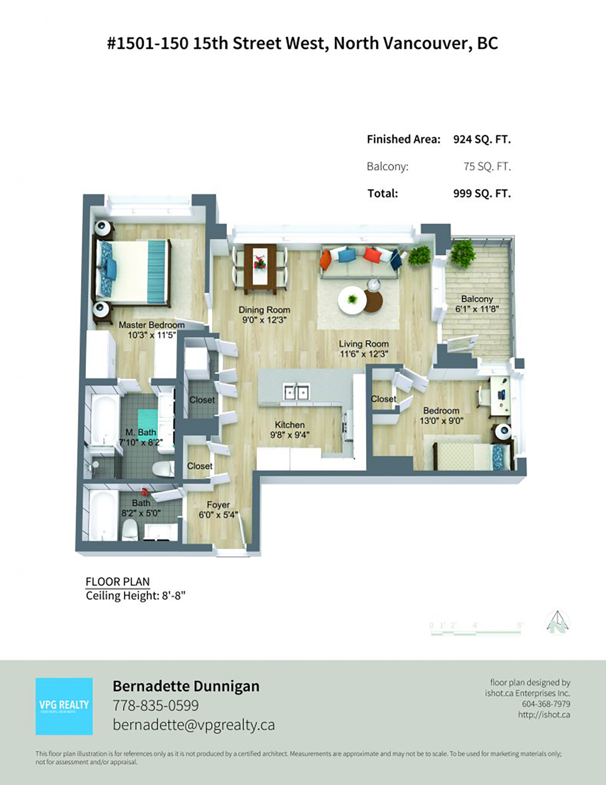1501 - 150 W 15th Street, Central Lonsdale, North Vancouver 8
